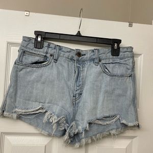Free People Denim Shorts